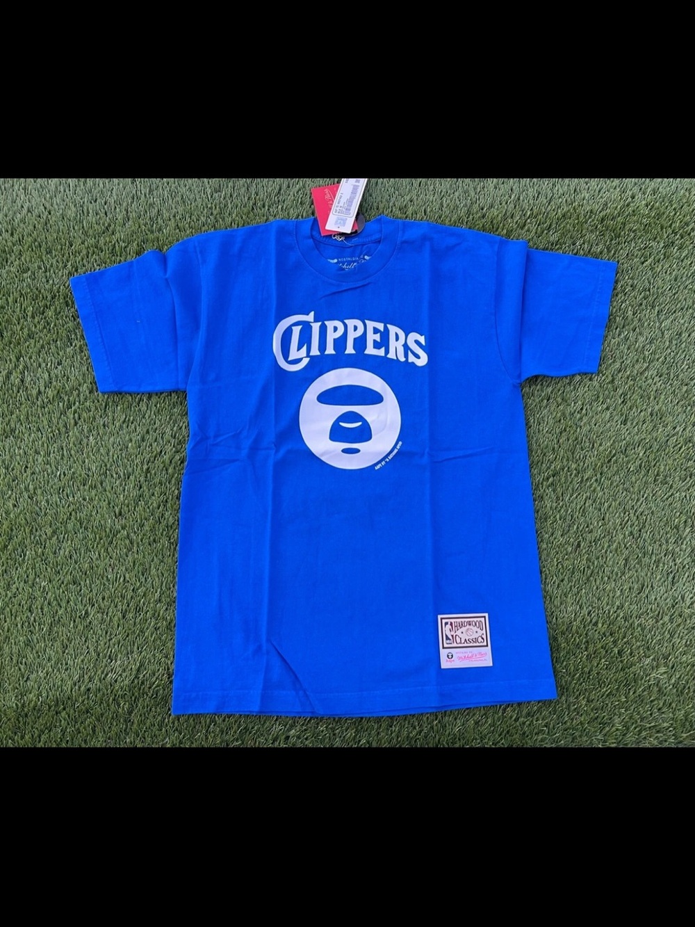 Mitchell & Ness Royal Blue Clippers Graphic Tee